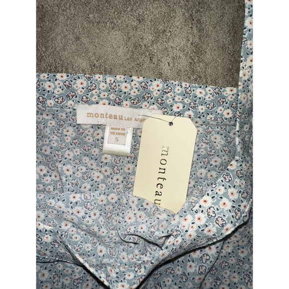 monteau Los Angeles Woman Size‎ S floral Dress NWT multi Color - Picture 3 of 4